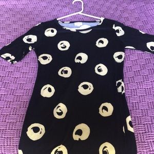Lularoe Black and Tan form fitting midi